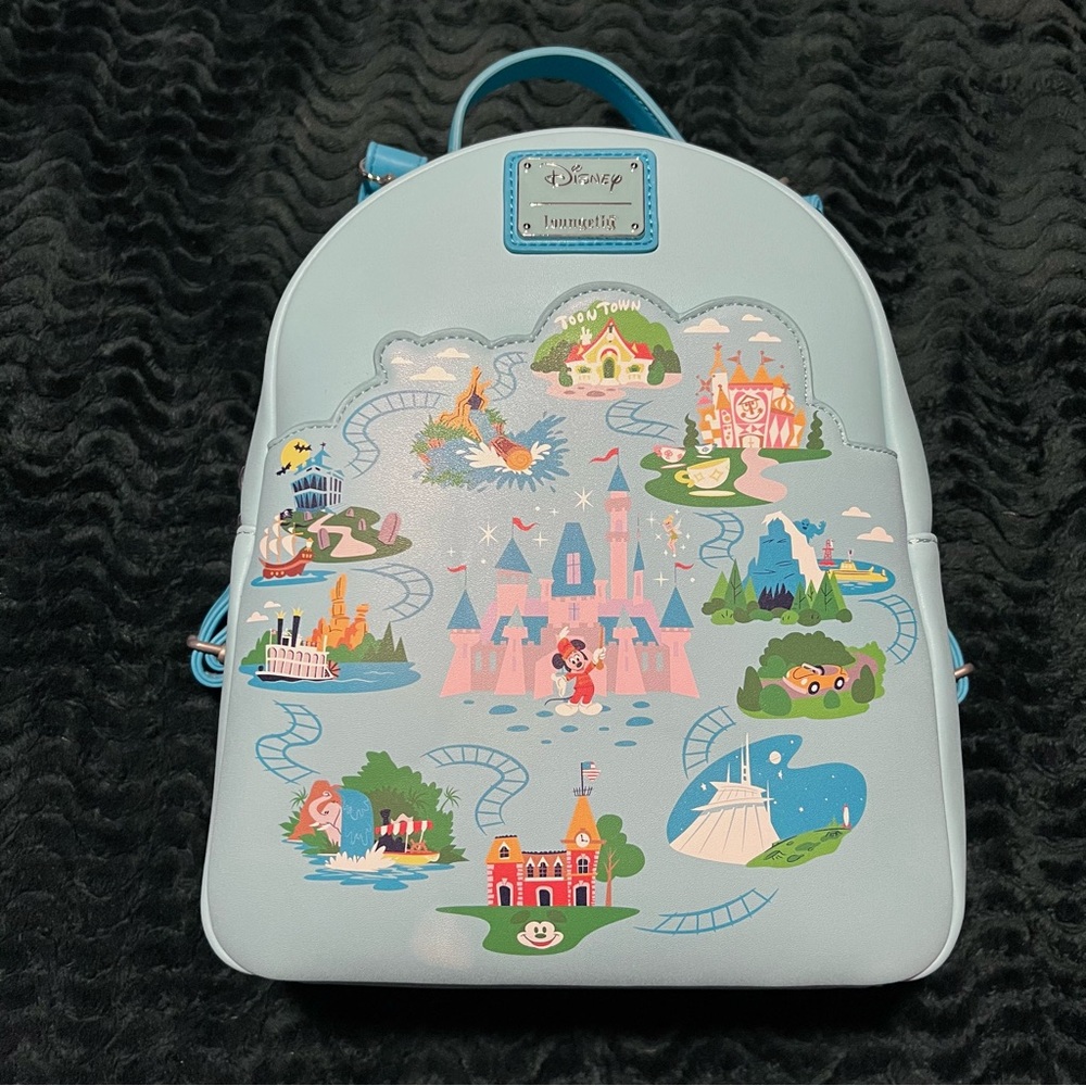 NWOT Disneyland 65th Anniversary Loungefly Backpack